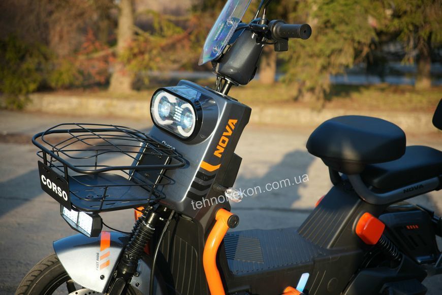 Электрический мопед Corso Nova N-870366, электродвигатель 1000W, аккумулятор 72V/20Ah, в коробке [Коробка] 191079 фото
