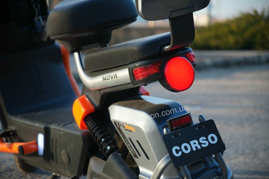 Электрический мопед Corso Nova N-870366, электродвигатель 1000W, аккумулятор 72V/20Ah, в коробке [Коробка] 191079 фото