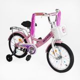 Велосипед 20" дюймов 2-х колесный "CORSO" MAXIS CL-20904 (1) корзина, украшения, ручной тормоз, колокольчик, дополнительные колеса, СОБРАННЫЙ НА 75%, в коробке 163769 фото