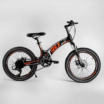 Велосипед 20 '' CORSO &laquo;T-REX&raquo; 70432 (1) магнієва рама, обладнання MicroShift, 7 швидкостей 106975 фото