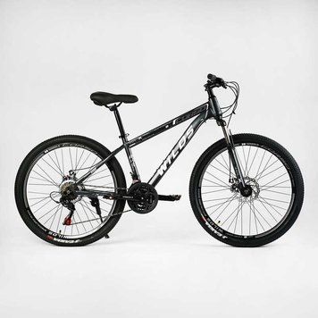 Велосипед Corso &laquo;WILDS&raquo; 26" дюймів WL-26682 (1) рама сталева 15&rsquo;&rsquo;, перемикачі Saiguan, 21 швидкість, 137768 фото