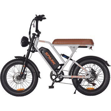 Велосипед з електромотором SPARK THORN 48V/1200W/20Ah Li-ion 20" сірий 252602 фото