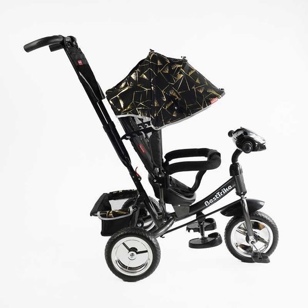 Велосипед 3-х колесный 60-775 Best Trike (1) КОЛЕСО ПЕНА, d=25см переднее, d=20см задние, фара музыкальная, USB, Bluetooth, в коробке 165668 фото