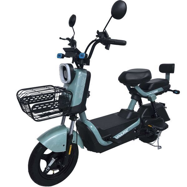Велосипед с электромотором SPARK CORE 14" 60V/1000W/25Ah зеленый 247907 фото