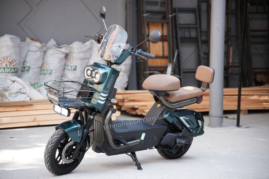 Електричний мопед Corso Nova N-730197, двигун 1000W, акумулятор 72V/20Ah 194096 фото