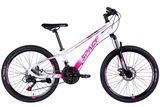 Велосипед AL 24" SPACE MERCURY DD FR рама-11" бело-розовый 2025 OPS-SP-24-029 фото