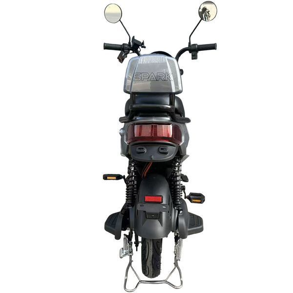 Велосипед з електромотором SPARK AMP 14" 48V/800W/25Ah білий з сірим 247901 фото