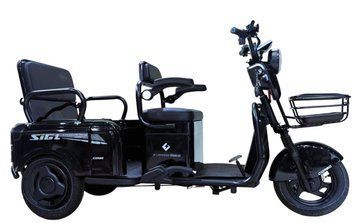 Електричний трицикл Corso &laquo;Sig L&raquo; SL-025113 , двигун 1200W, акумулятор 72V/24Ah літій-залізно-фосфатний, колеса 300-10 192022 фото