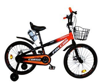 Велосипед 2-х колісний 20" "Corso Falcon" FC-20733 сталева рама, дискові гальма, дод. колеса, дзвоник, бутилочка, корзинка 194019 фото