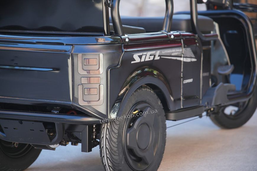 Електричний трицикл Corso &laquo;Sig L&raquo; SL-025113 , двигун 1200W, акумулятор 72V/24Ah літій-залізно-фосфатний, колеса 300-10 192022 фото