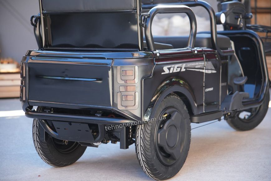 Електричний трицикл Corso &laquo;Sig L&raquo; SL-025113 , двигун 1200W, акумулятор 72V/24Ah літій-залізно-фосфатний, колеса 300-10 192022 фото
