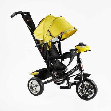 Велосипед 3-х колесный 62-119 Best Trike (1) КОЛЕСО ПЕНА, d=25см переднее, d=20см задние, фара музыкальная, USB, Bluetooth, в коробке 165991 фото