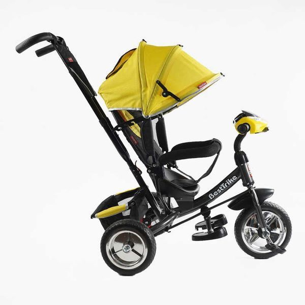 Велосипед 3-х колесный 62-119 Best Trike (1) КОЛЕСО ПЕНА, d=25см переднее, d=20см задние, фара музыкальная, USB, Bluetooth, в коробке 165991 фото