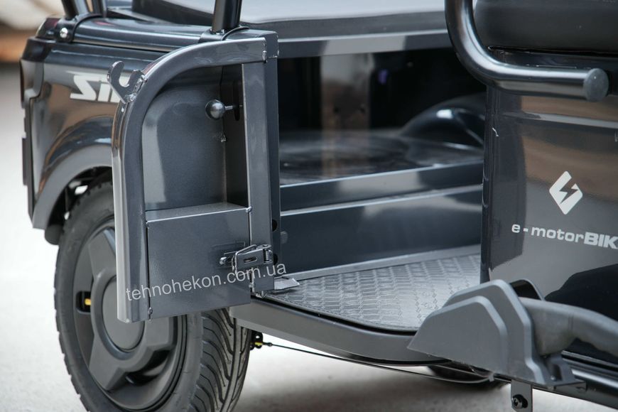 Електричний трицикл Corso &laquo;Sig L&raquo; SL-080177 , двигун 1200W, акумулятор 72V/24Ah літій-залізно-фосфатний, колеса 300-10 192019 фото